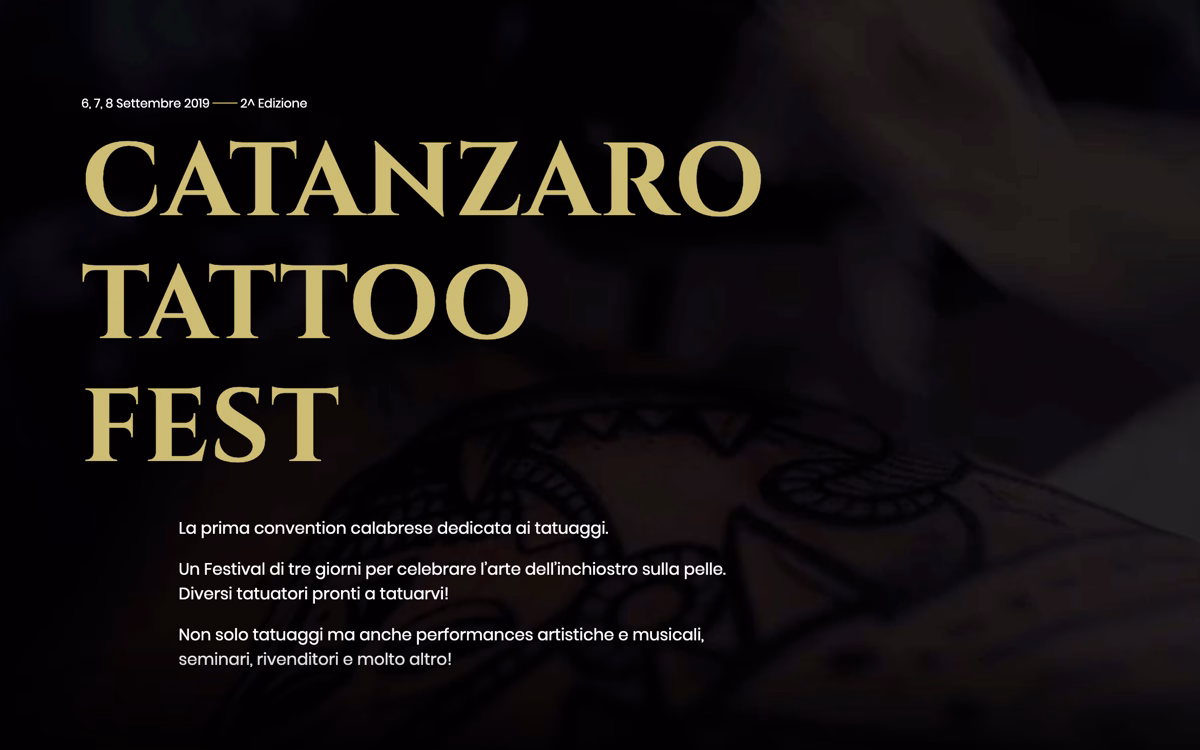 Catanzaro Tattoo Fest cover image