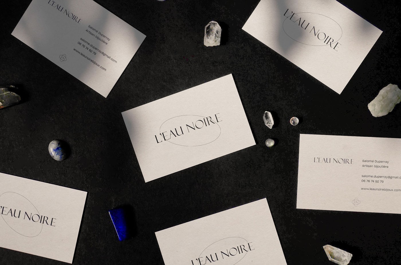 L'eau noire brand identity cover image