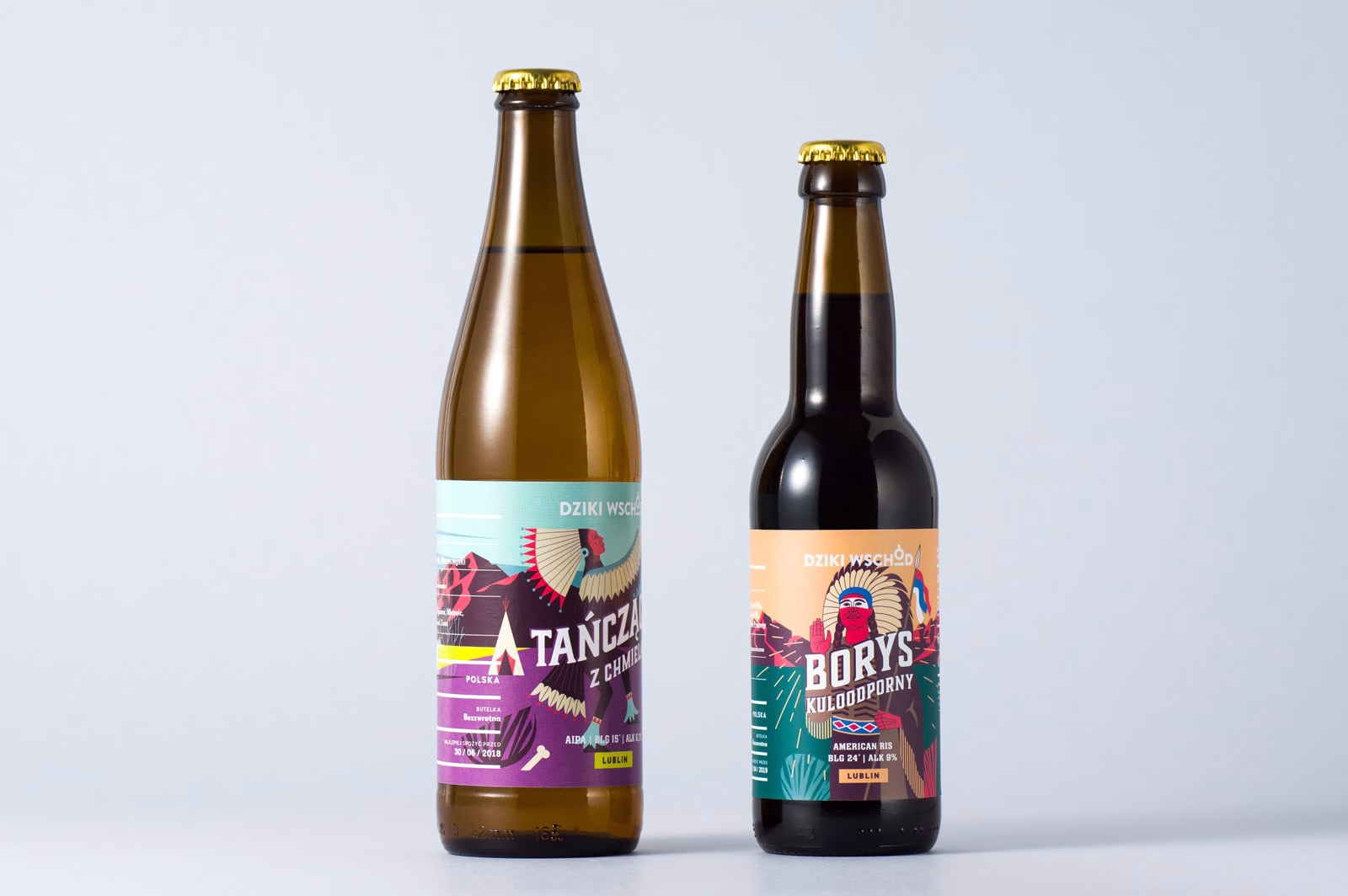 Dziki Wschód Brewery Packaging cover image