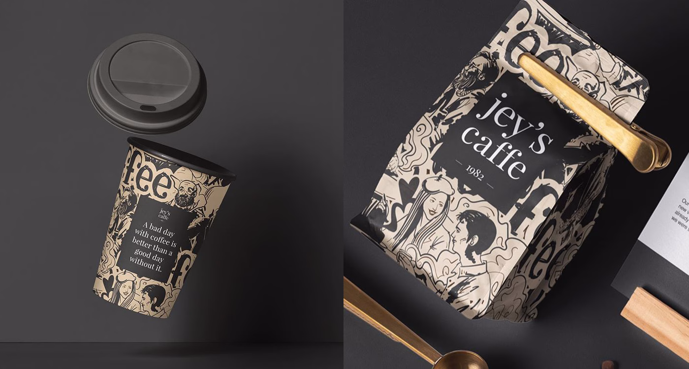 "jey's caffe" | Brand Identity cover image