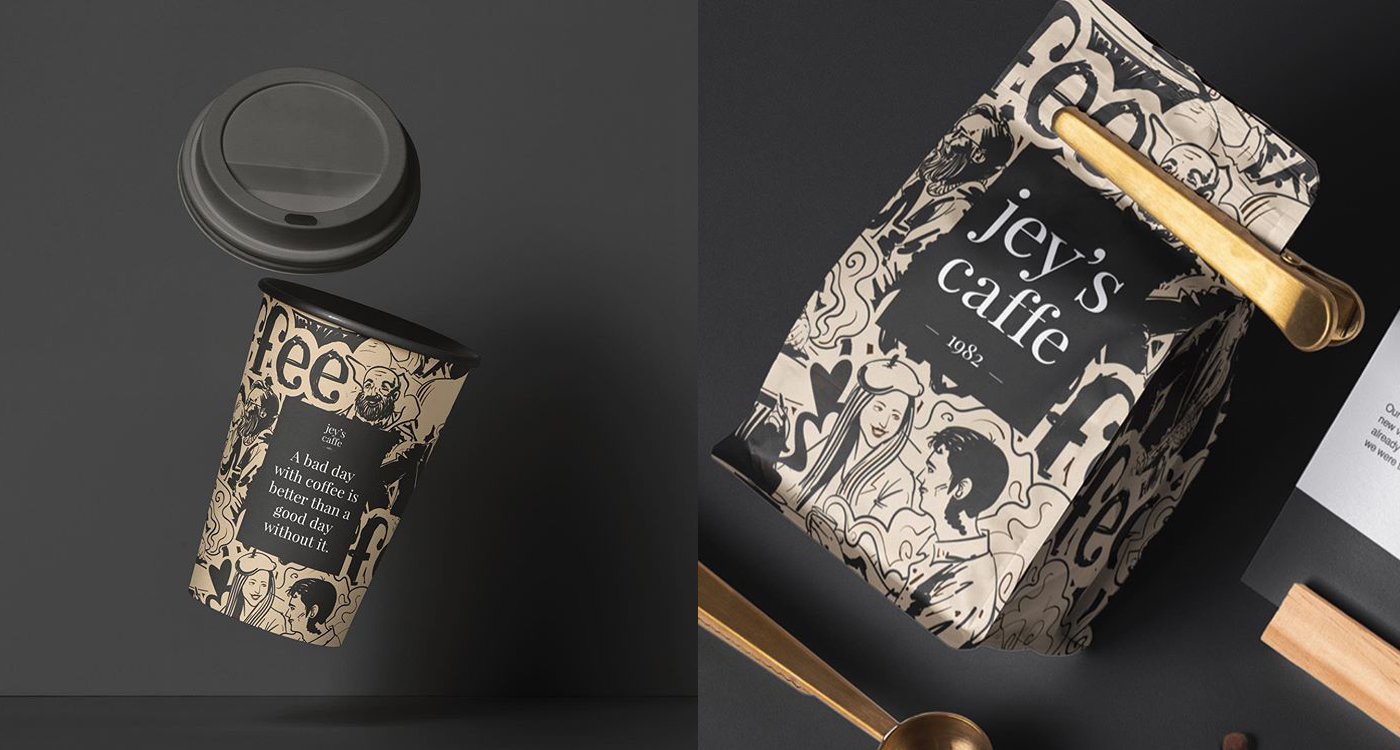 "jey's caffe" | Brand Identity cover image