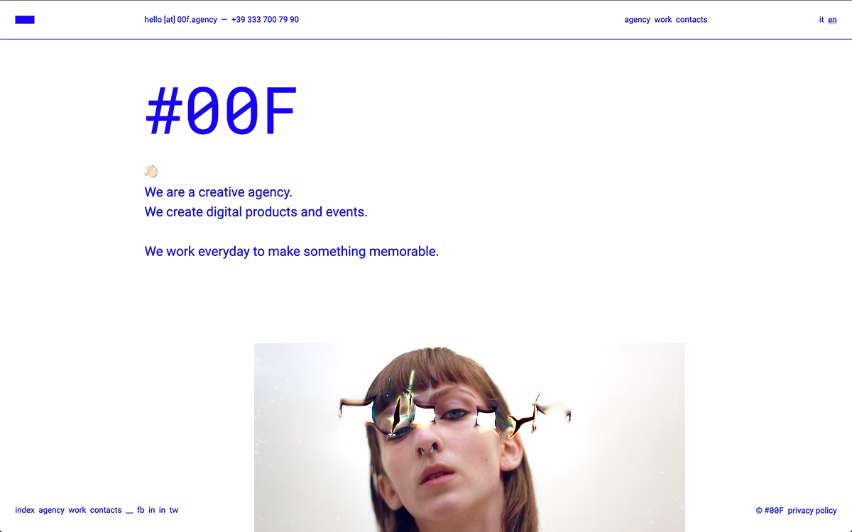 #00F Agency cover image