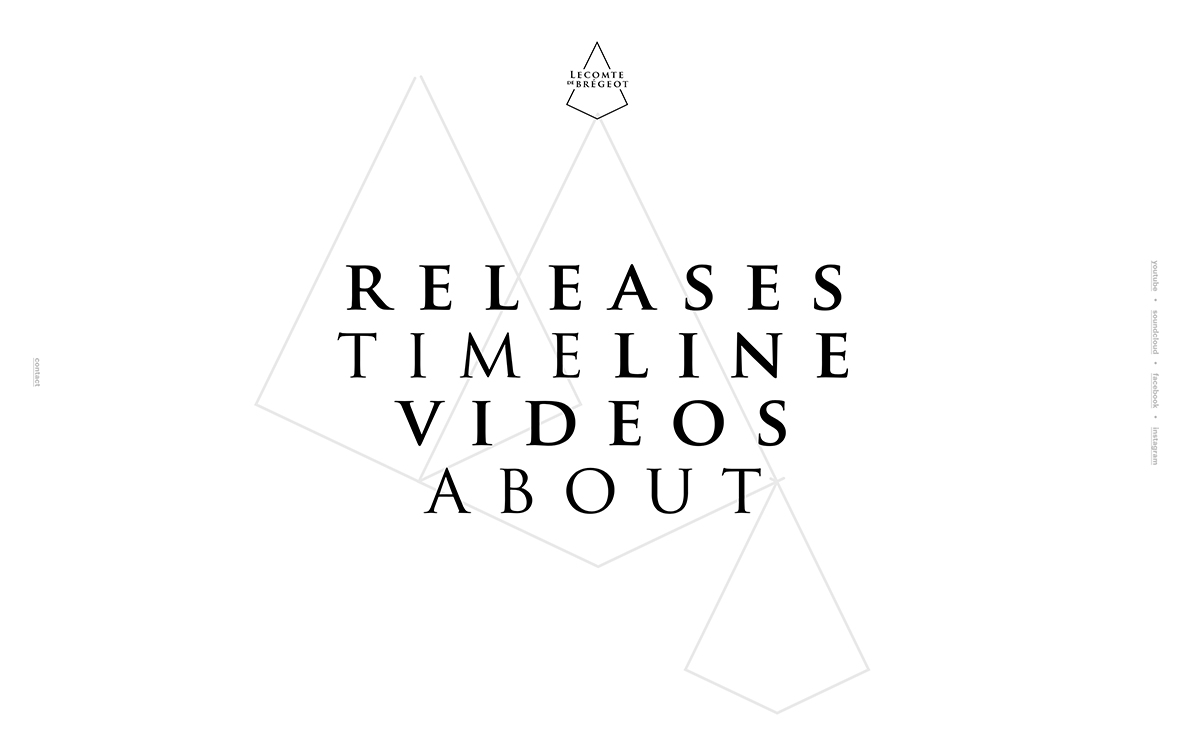 Lecomte de Brégeot Website cover image