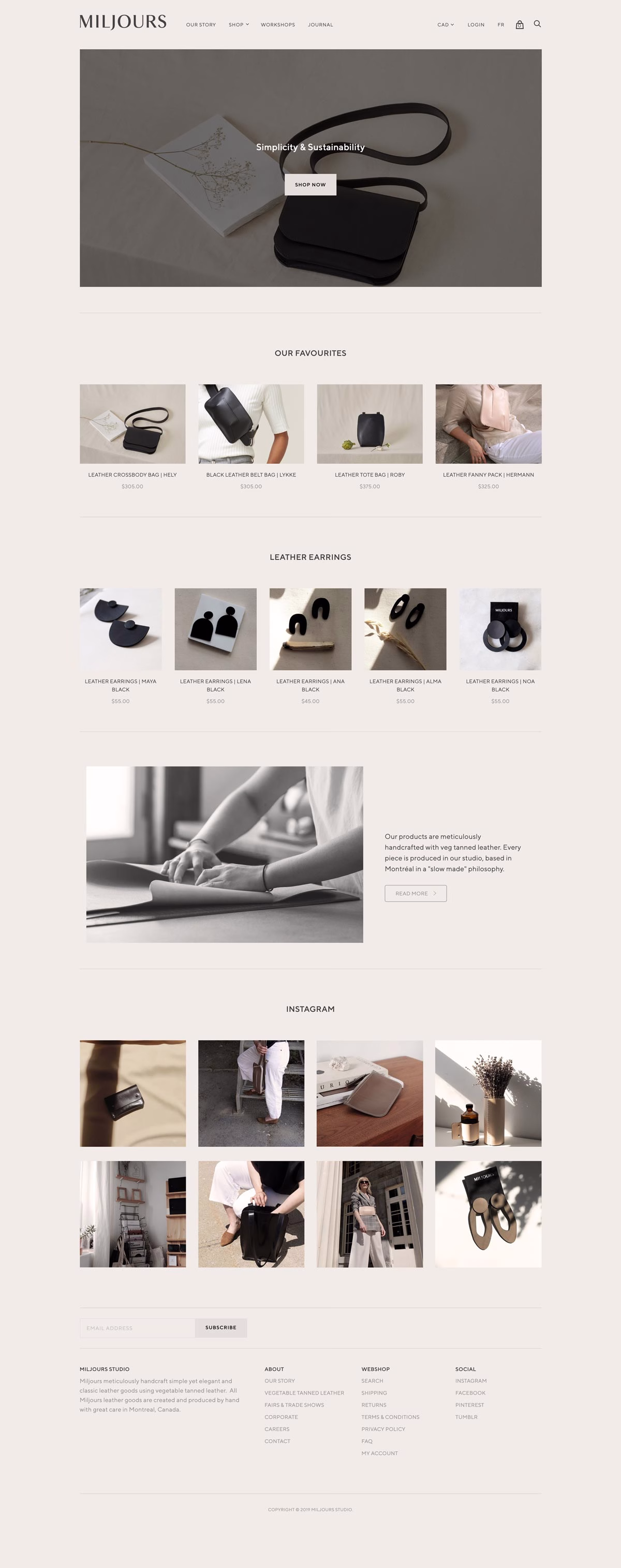 Miljours Leather Bags cover image