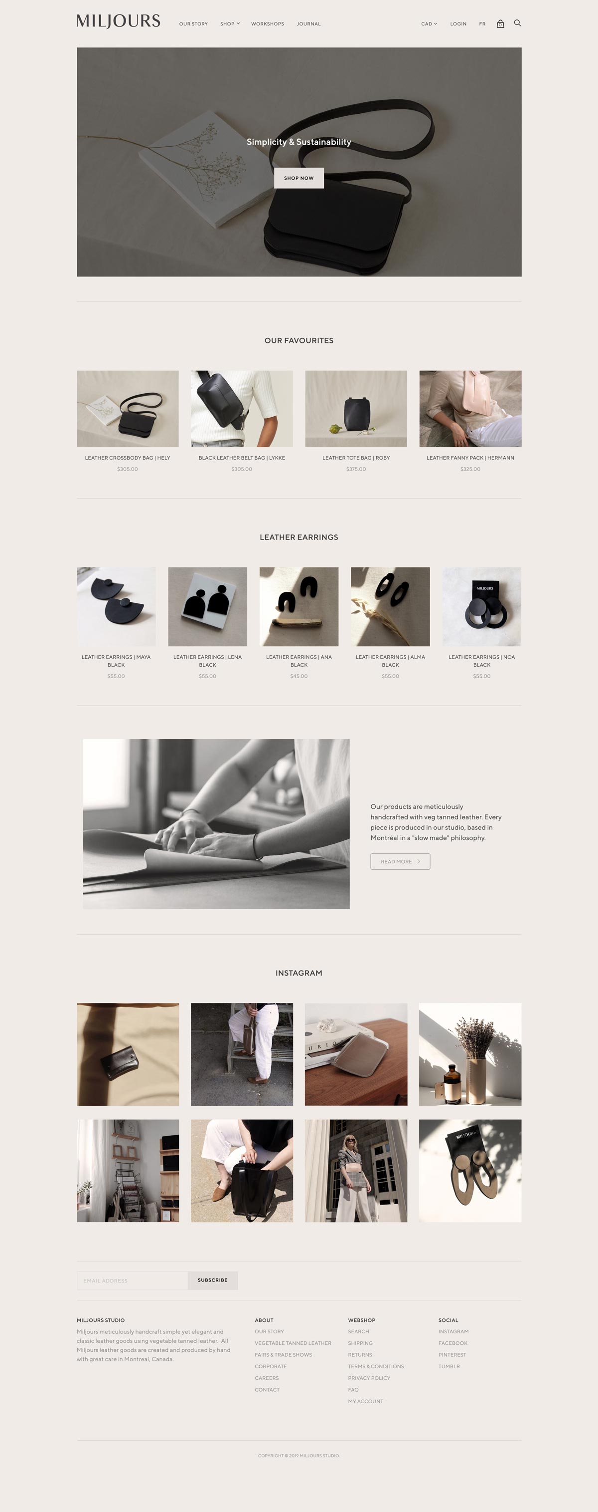 Miljours Leather Bags cover image