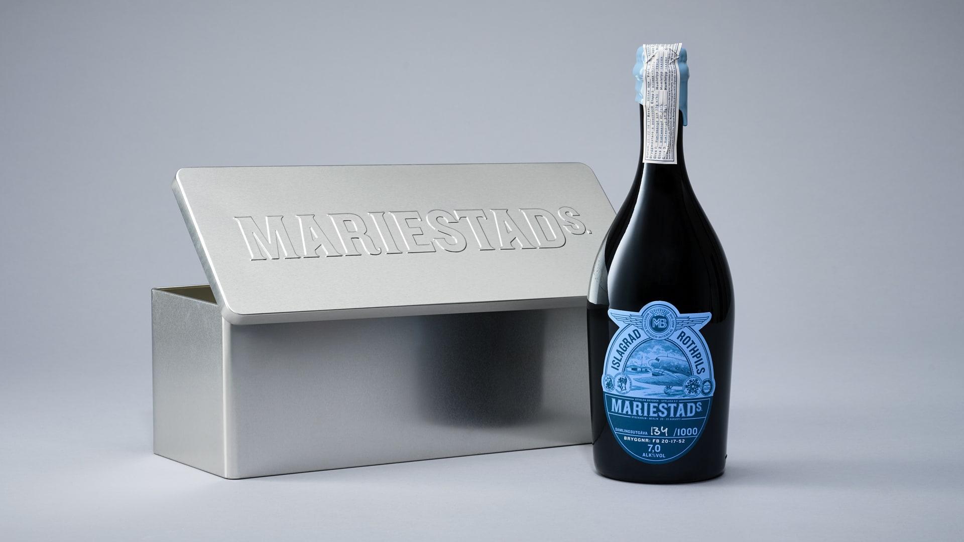 Mariestads beer packaging cover image