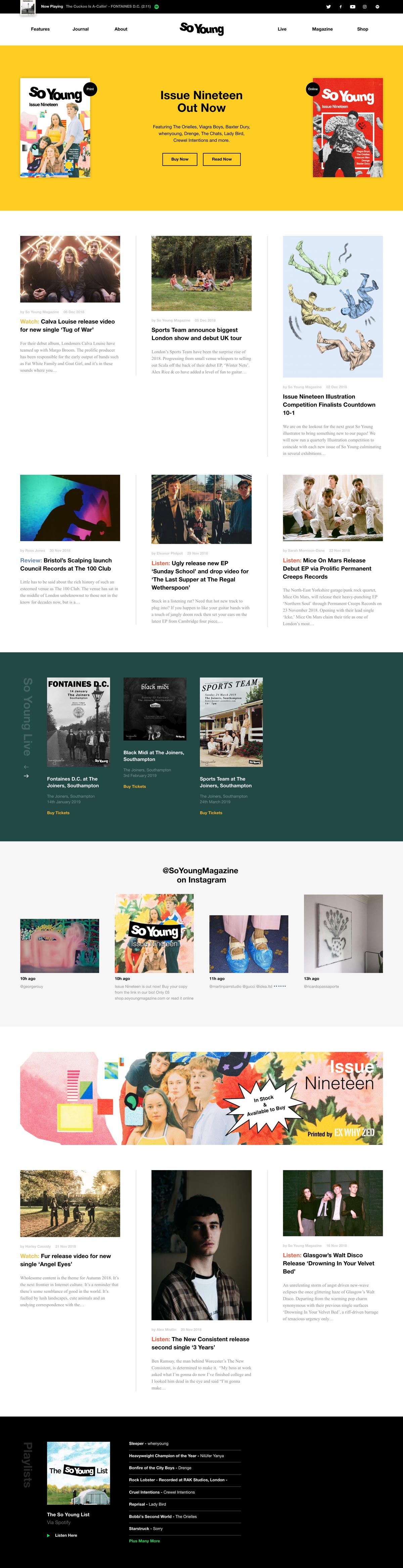 So Young Magazine cover image