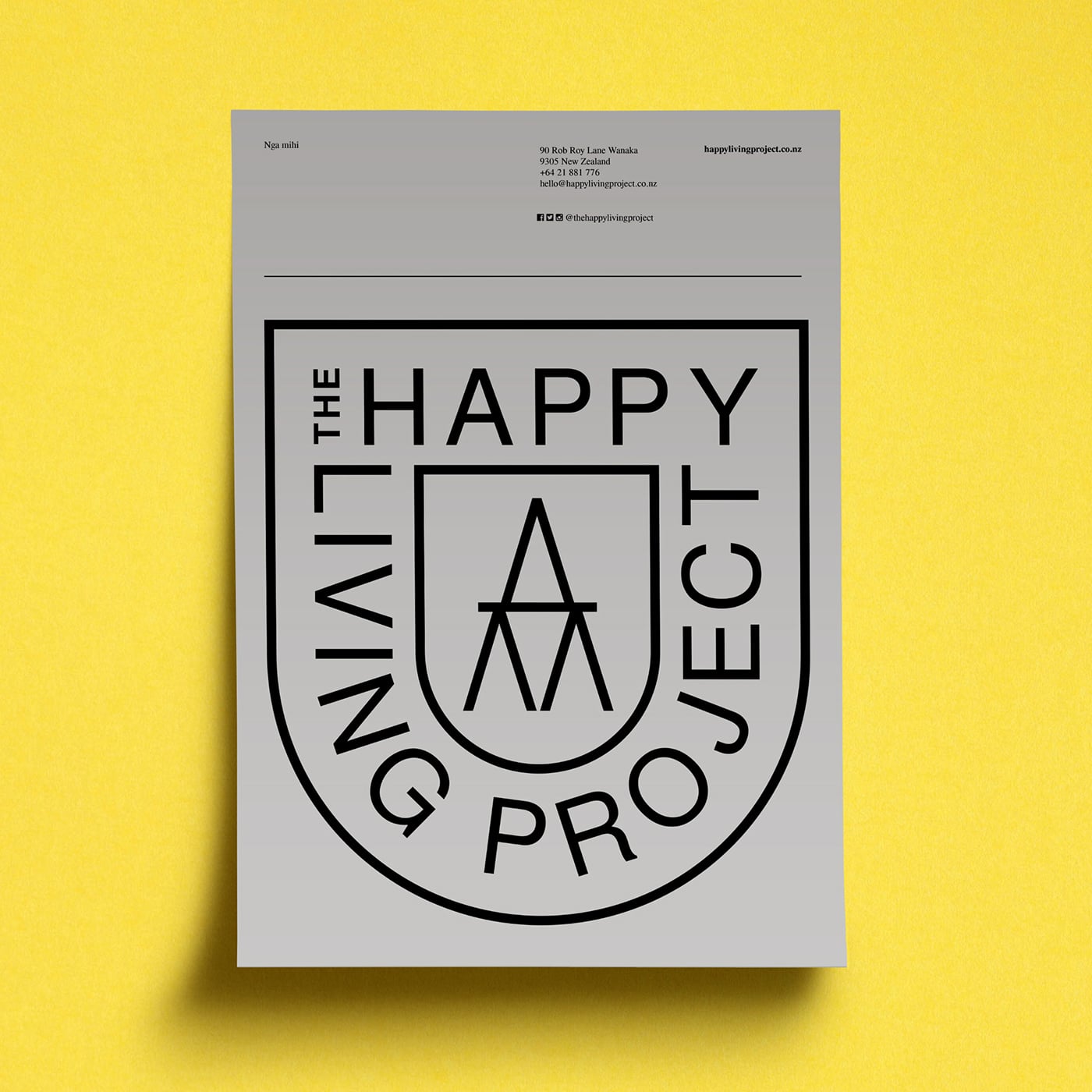 The Happy Living Project cover image