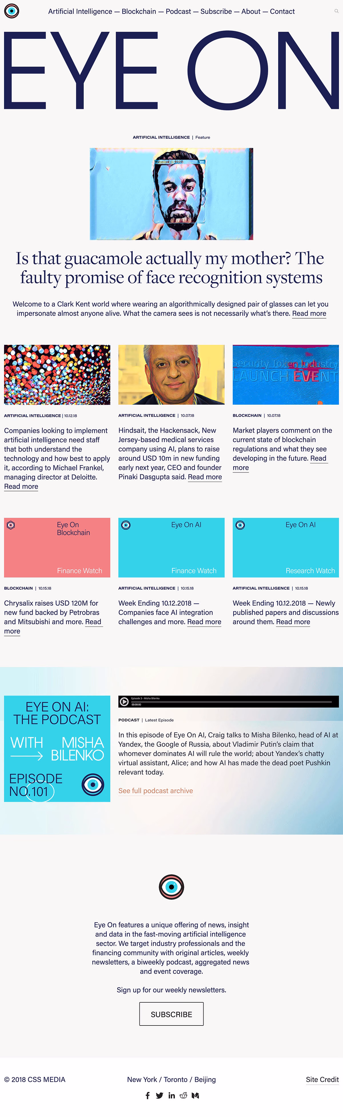 Eye on A.I. cover image