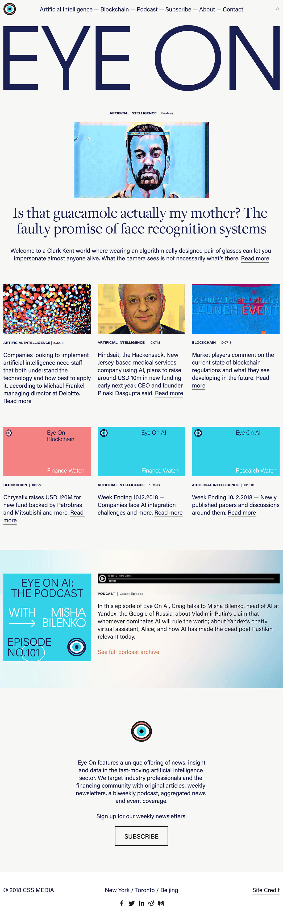 Eye on A.I. cover image