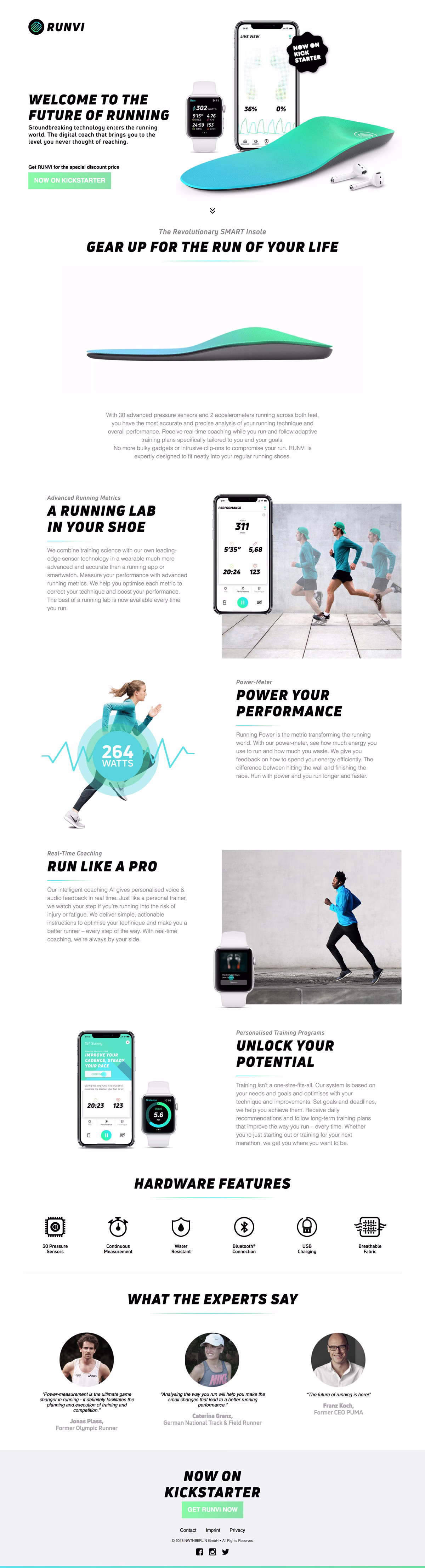 RUNVI - Smart Insole cover image
