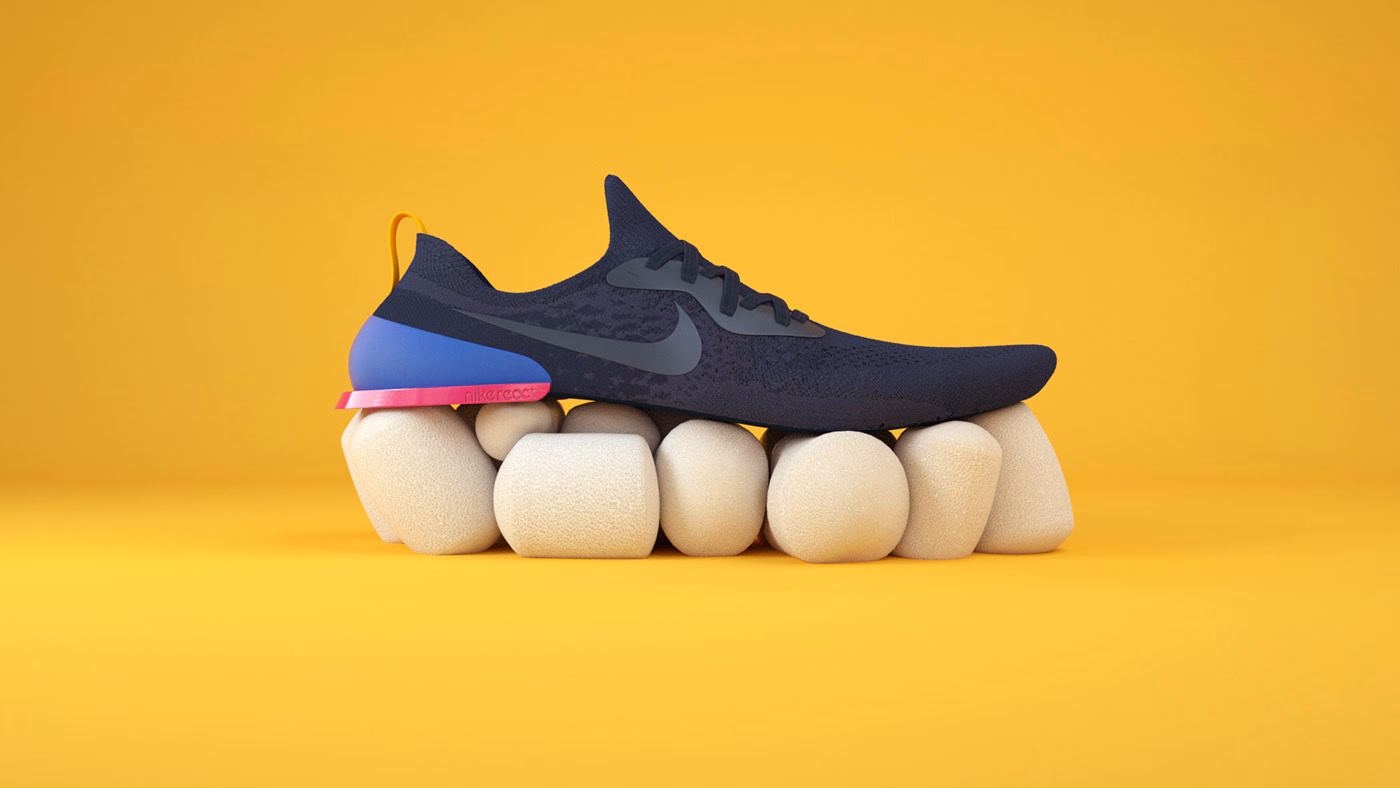 Nike Epic React 3D Design cover image