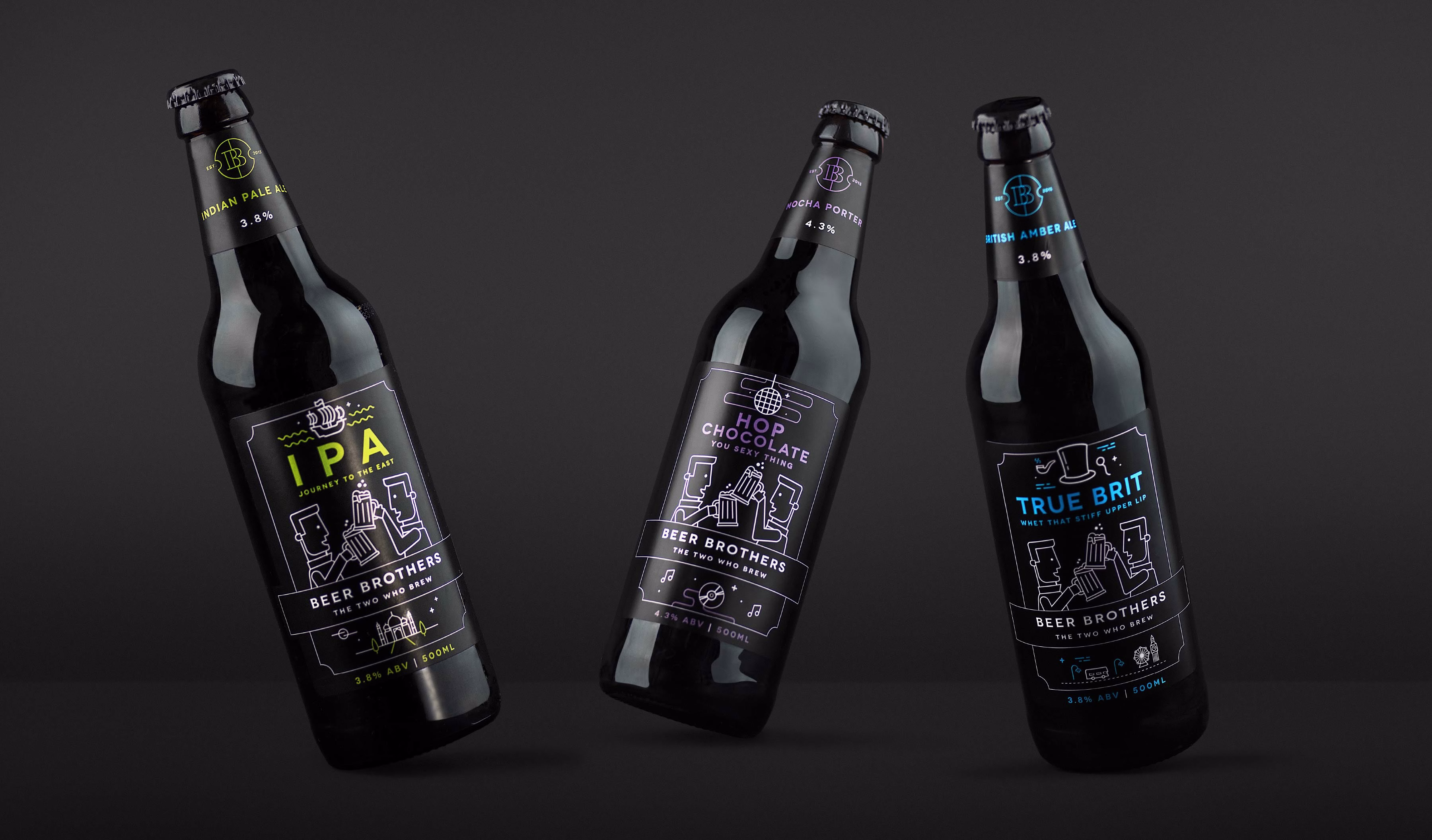 Beer Brothers Packaging Design cover image