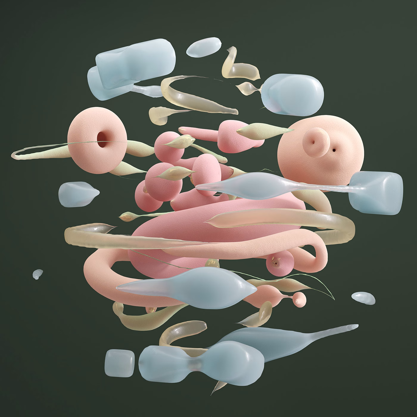 VR designed 3D Blobs cover image