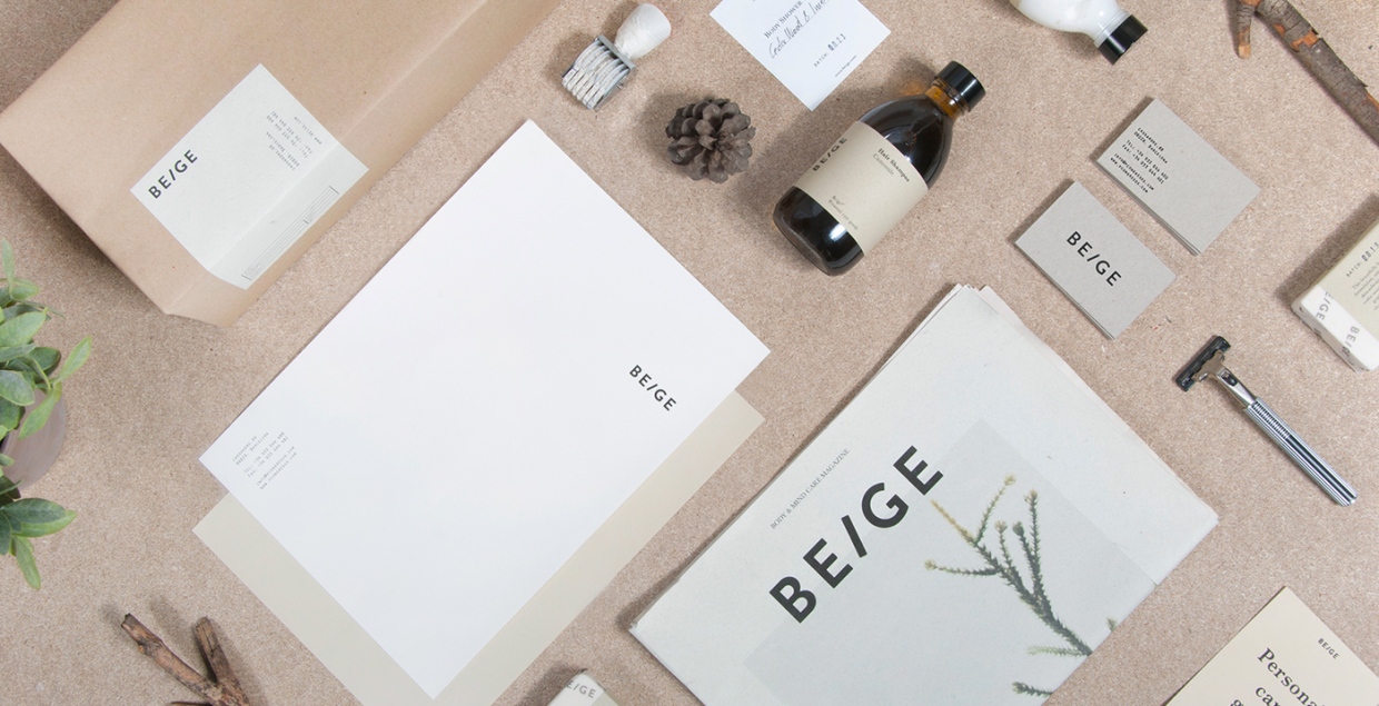 Beige Corporate Design Packaging Mindsparkle Mag