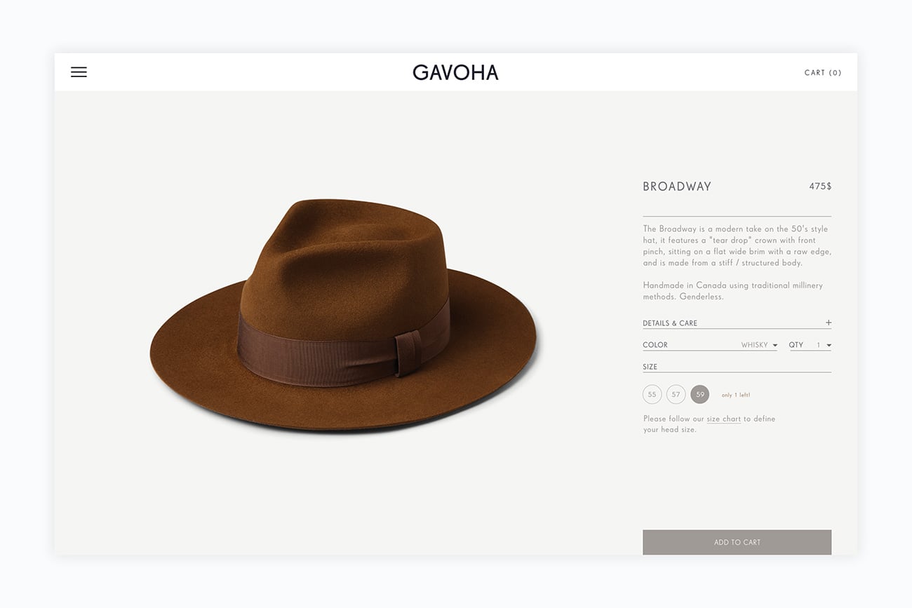 high end hats