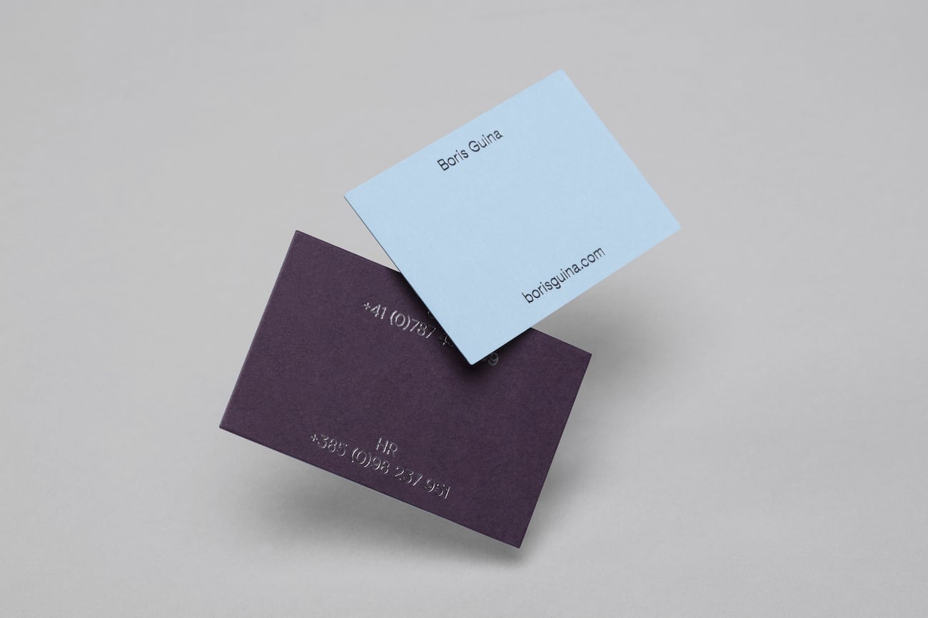 Boris Guina business cards - Mindsparkle Mag