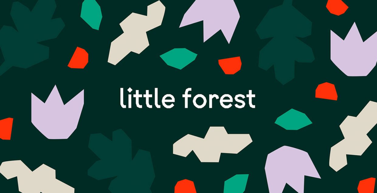 Little forest, brand, branding, visual identity, illustration, digital, social media, typography, graphic design, geometric, Mindsparkle Mag